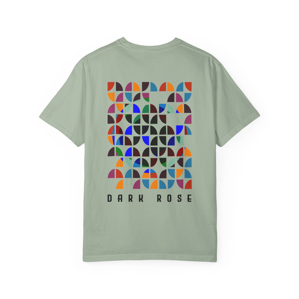 Dark Rose Colours Circles Tee