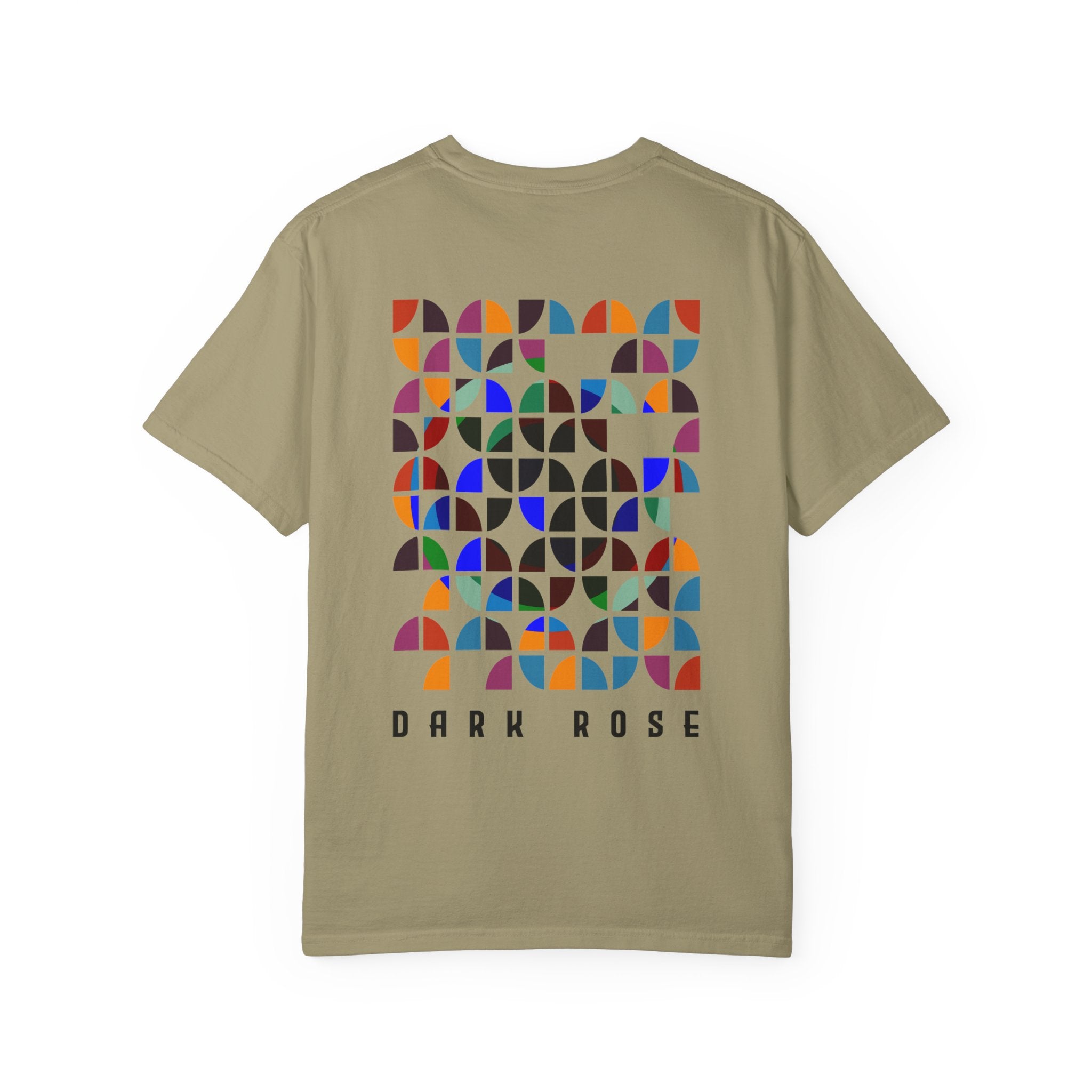 Dark Rose Colours Circles Tee