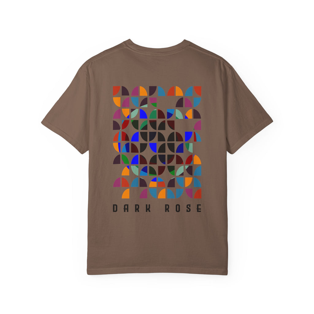 Dark Rose Colours Circles Tee