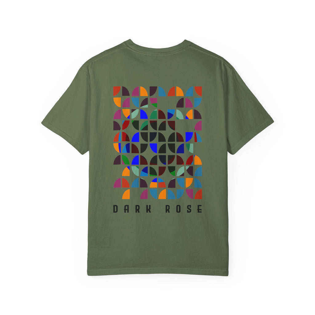 Dark Rose Colours Circles Tee