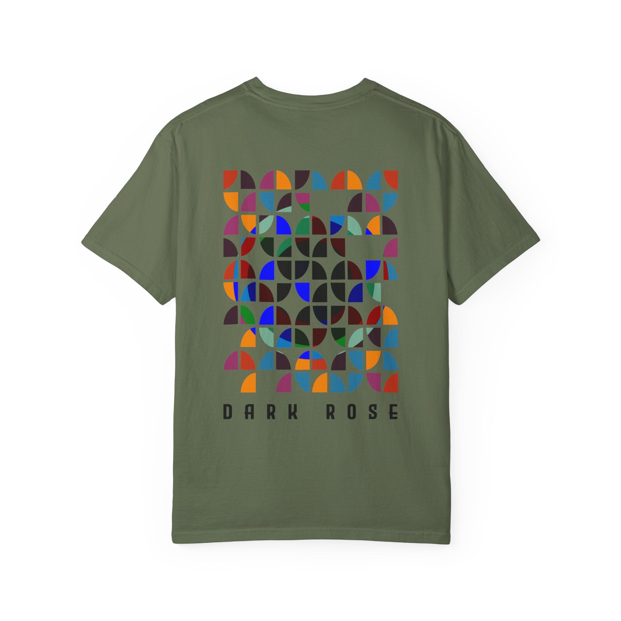 Dark Rose Colours Circles Tee