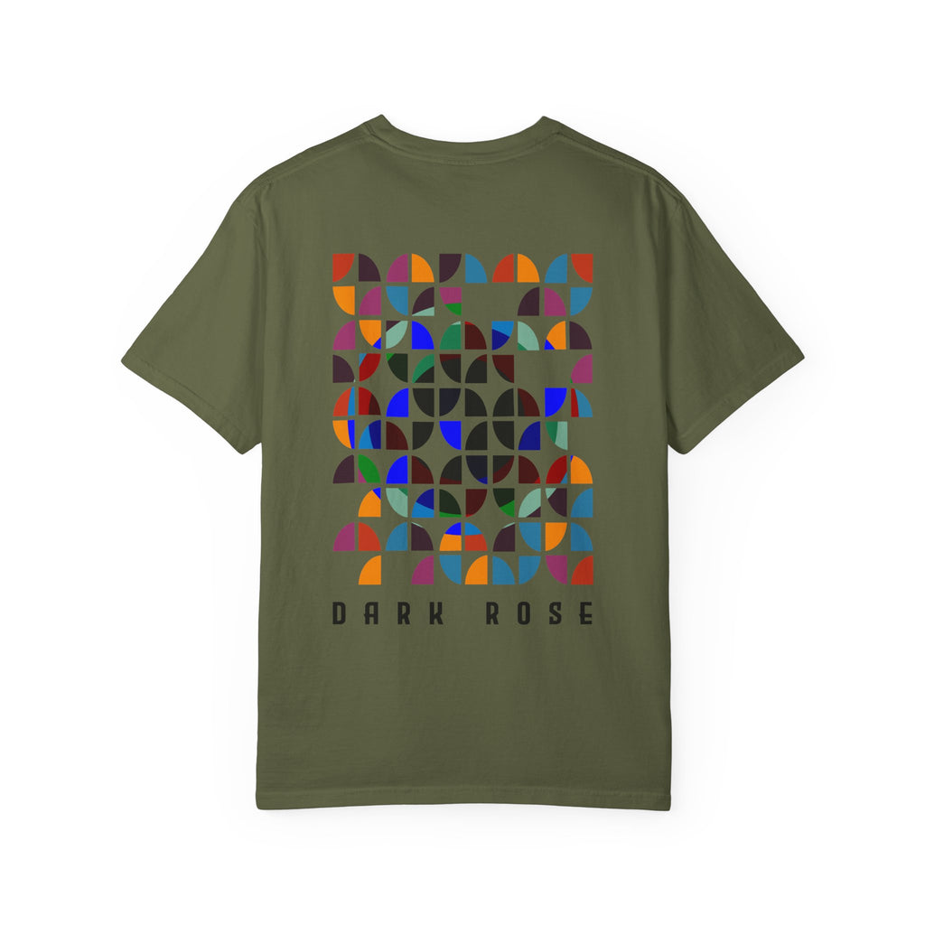 Dark Rose Colours Circles Tee