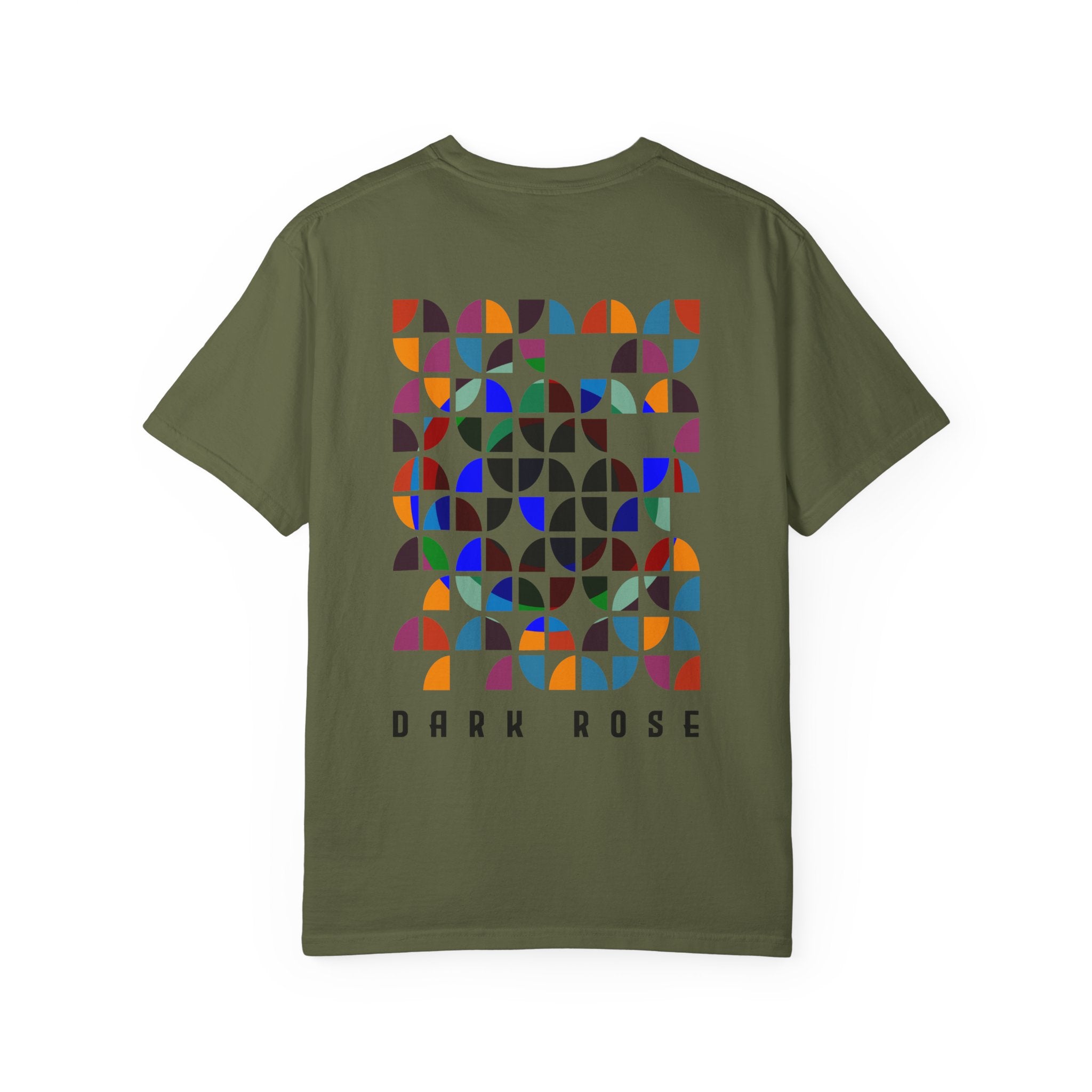 Dark Rose Colours Circles Tee